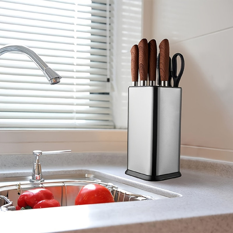 QXXSJ 12 Slot Universal Knife Block