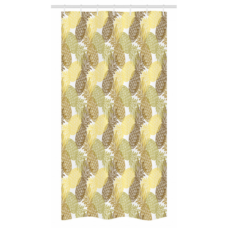 Shower Curtain with Hooks Included, 36" W x 72" L