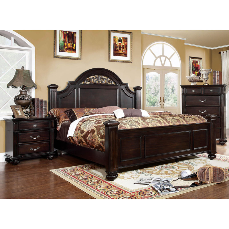 Ensemble de chambre à coucher 3 pièces Aime, Très grand