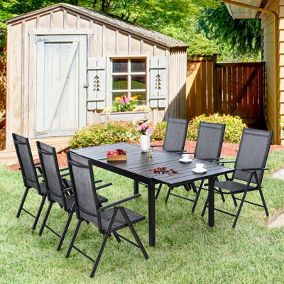 6 - Person Patio Dining Set with Rectangular Table