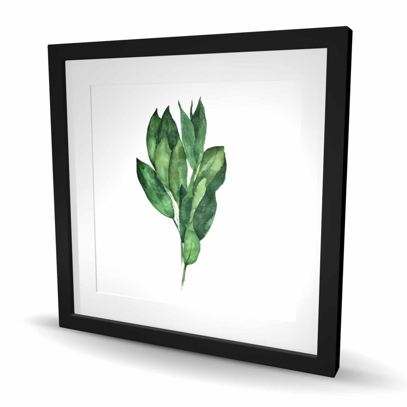 Bay Leaves Bundle - Kitchen Framed Matted Print | Home Decor