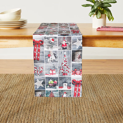 Chemin de table décoratif en polyester The Holiday Aisle®