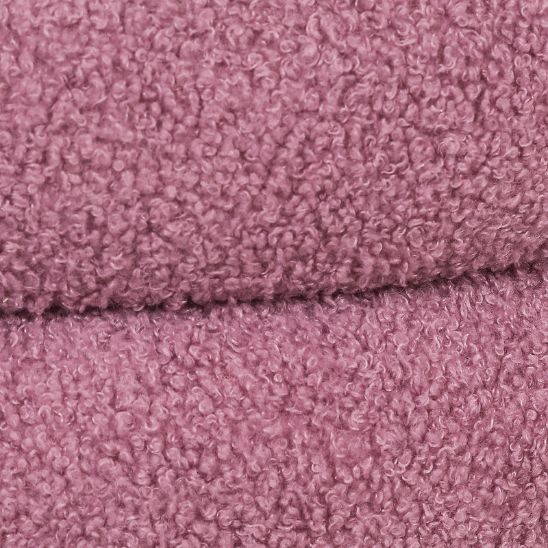 Repose-pieds rond 15,94 po Mithusa, 100 % polyester violet