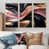 Toile naturelle avec cadre flottant