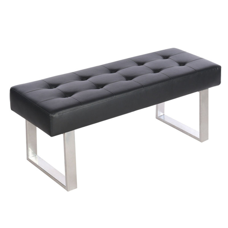Dabrielle Faux Leather Upholstered Bench
