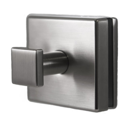 Glass Mounted Robe Hook