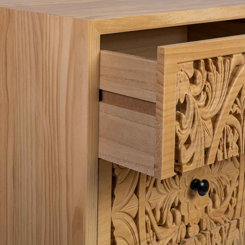 Lauterbach 42cm W Manufactured Wood Bedside Table