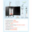 Bière Kegerator avec réservoir de CO2 Triple-robinet Distributeur de bière 160L