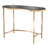 44'' Glass Top Console Table