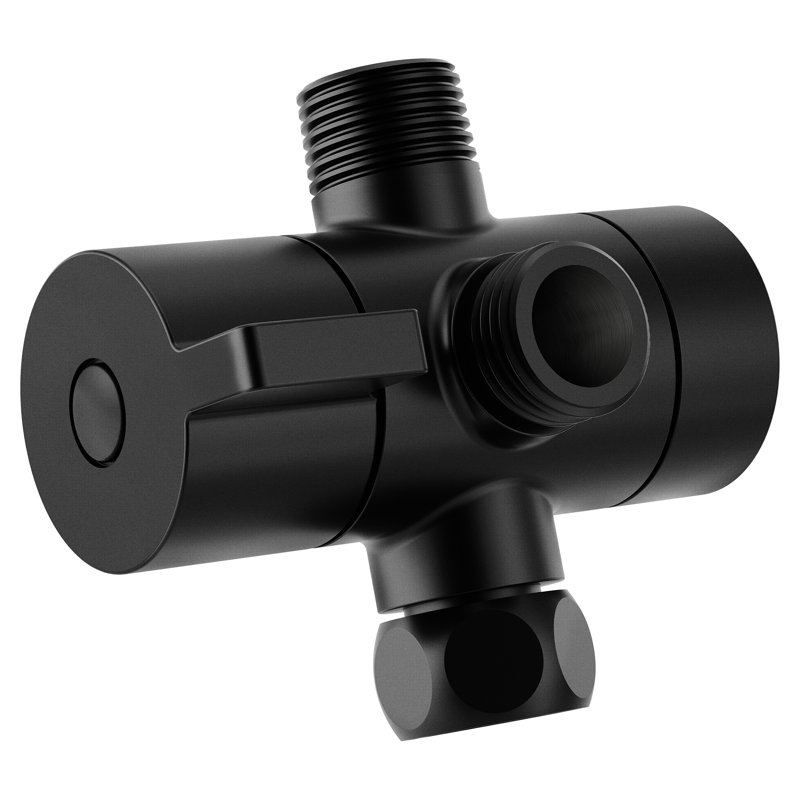 Inverseur pour bras de douche Moen®, Noir mat