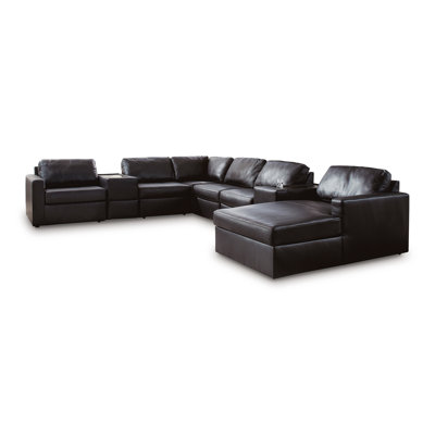 Bodie 8-Piece Sectional With Chaise And Storage Consoles