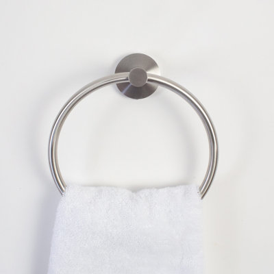 Biscayne Towel Ring Brushed Nickel