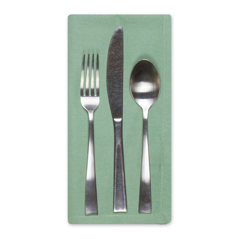 Reisman 100% Cotton Square Napkin, Teal