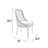 Fragoso 21.75'' H Linen Upholstered Mahogany Side Chair