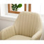 Fauteuil d'appoint brun clair - Structure haute en mousse et rembourrage stable inclus-1649296429