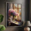 Reproduction encadrée FLORAL Series DCCLxxxv - bois massif-70461667