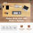 Eric Height Adjustable Standing Desk, 100% Bamboo Desktop-796140285-796140283