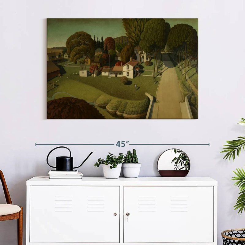 Alvord The Birthplace Of Herbert Hoover, 26" H x 39" W
