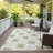 Machine Washable Indoor/Outdoor Bourkelands ACN2352 Casual Rug-1562631384