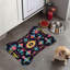 Colorful Cowboy Art - Tapis d'alimentation en os 1 pièce