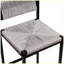 Ensemble de 2 tabourets de bar modernes avec repose-pieds pour îlot de cuisine-95013616