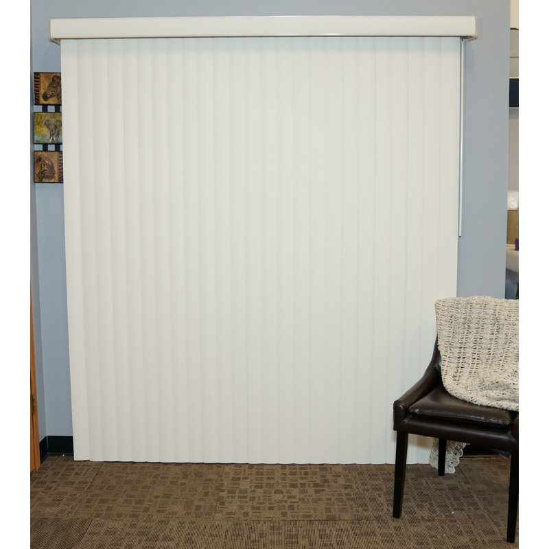 Store vertical obscurcissant Sharell, Blanc cassé, L 64 po x L 60 po