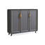 Rangement pour chaussures en alliage d'aluminium gris