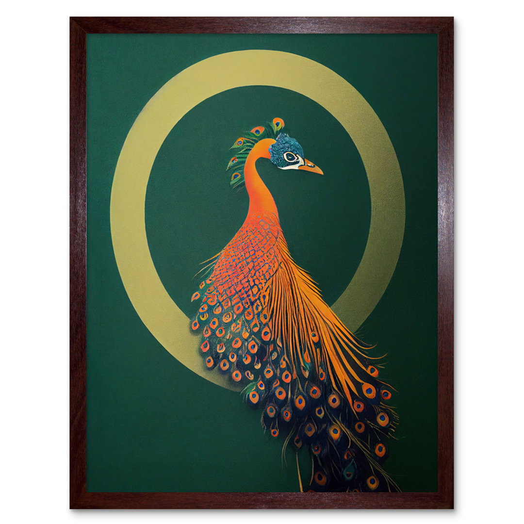 Glamorous Stylish Chic Modern Peacock - Print