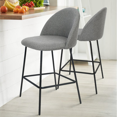 Ballance 25'' Upholstered Low Back Counter Stool