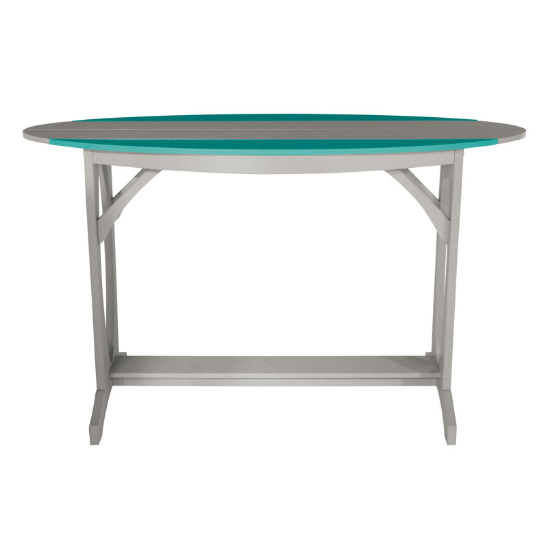 Table à hauteur de bar Shoreline, Bleu mer / gris anse