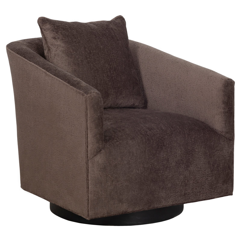 Coco Barrel Chair, Swivel, Tobacco, Linen (3156 72)