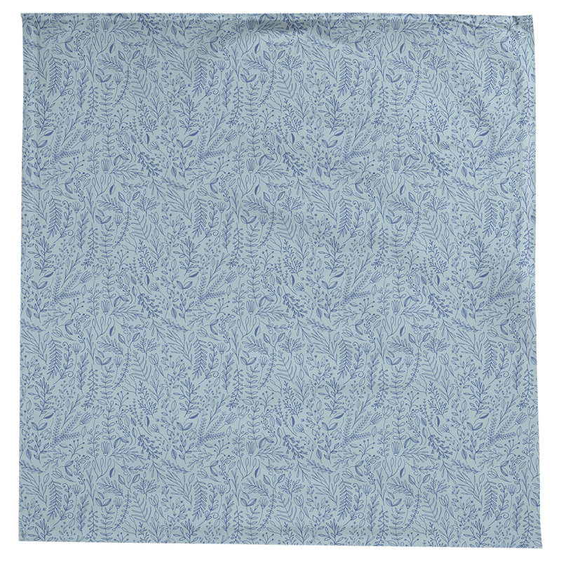 Leffel Ditsy Floral Pattern Tablecloth, Blue