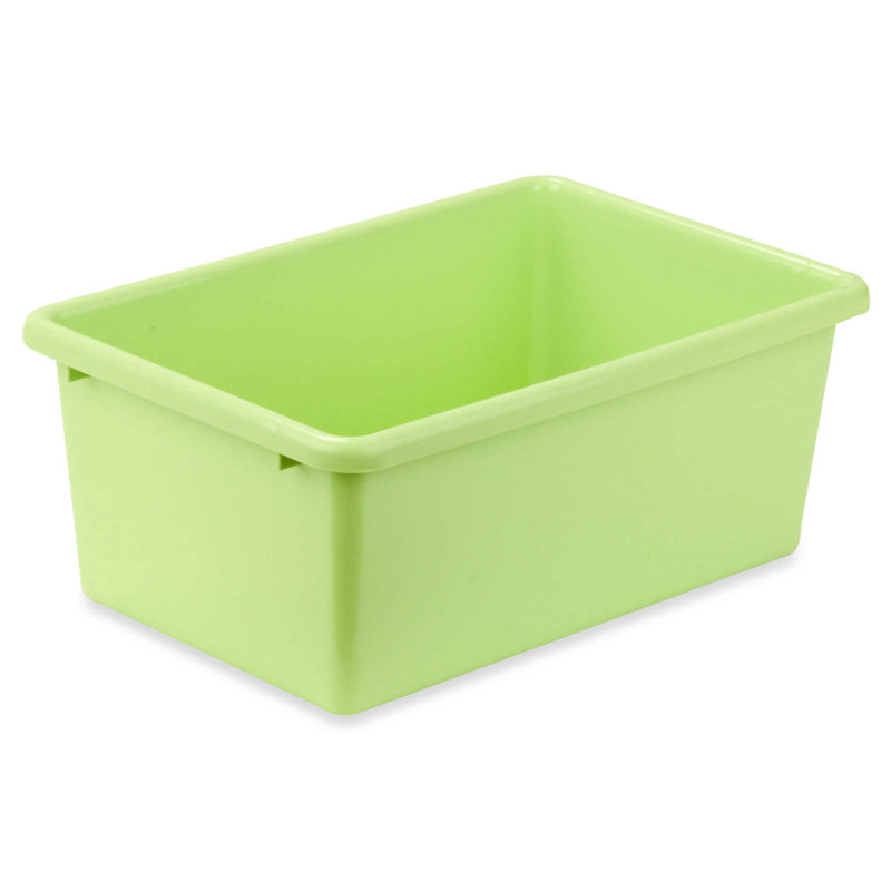 Caisse en plastique pour jouets, Petit, Vert clair