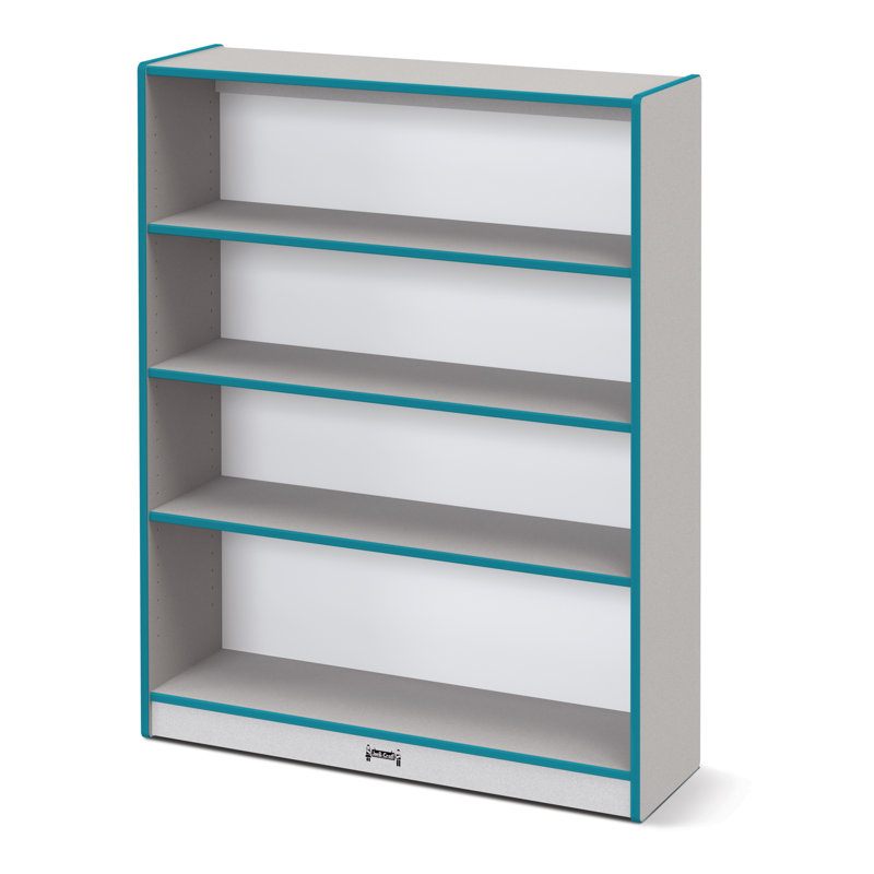 Bibliothèques arc-en-ciel, Bleu sarcelle, H 48 po x l 36,5 po x P 11,5 po