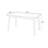 Brown Rectangular Solid Dining Table For Dining Room/Kitchen-2021603708