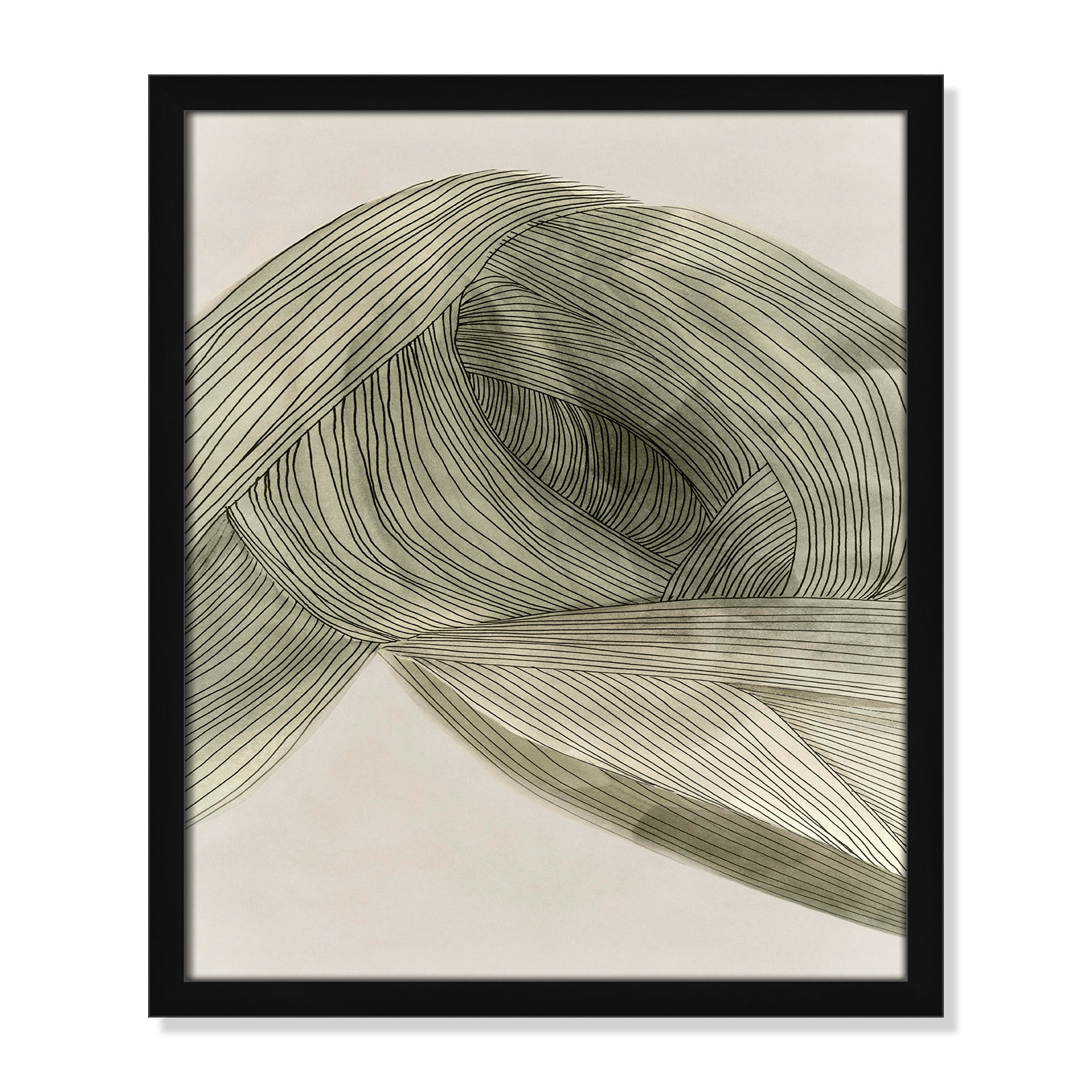 Dreaming In Pastel I, 19" H x 16" W x 0.75" D, Satin Black