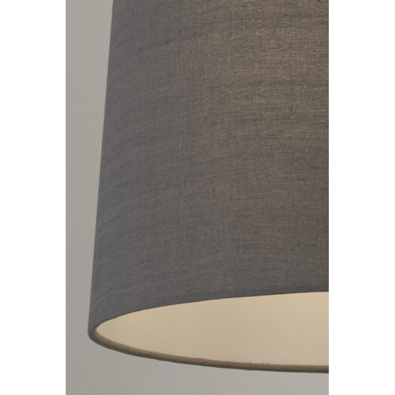 20cm H Polyester Empire Lamp Shade ( Clip On ) in Grey