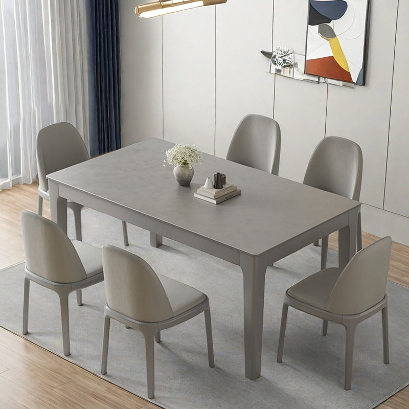 Ensemble de table de salle à manger simple et moderne, H 29,5 po x L 70,9 po x l 35,4 po