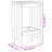 Niamora 17 Stories Bar Set with Wood Frame and Solid Wood Outer Material-532859835