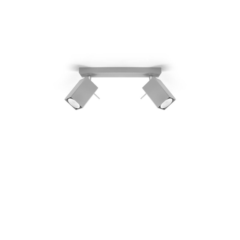 Nidavellir Spotlight, 15cm H x 30cm W x 8cm D, Grey