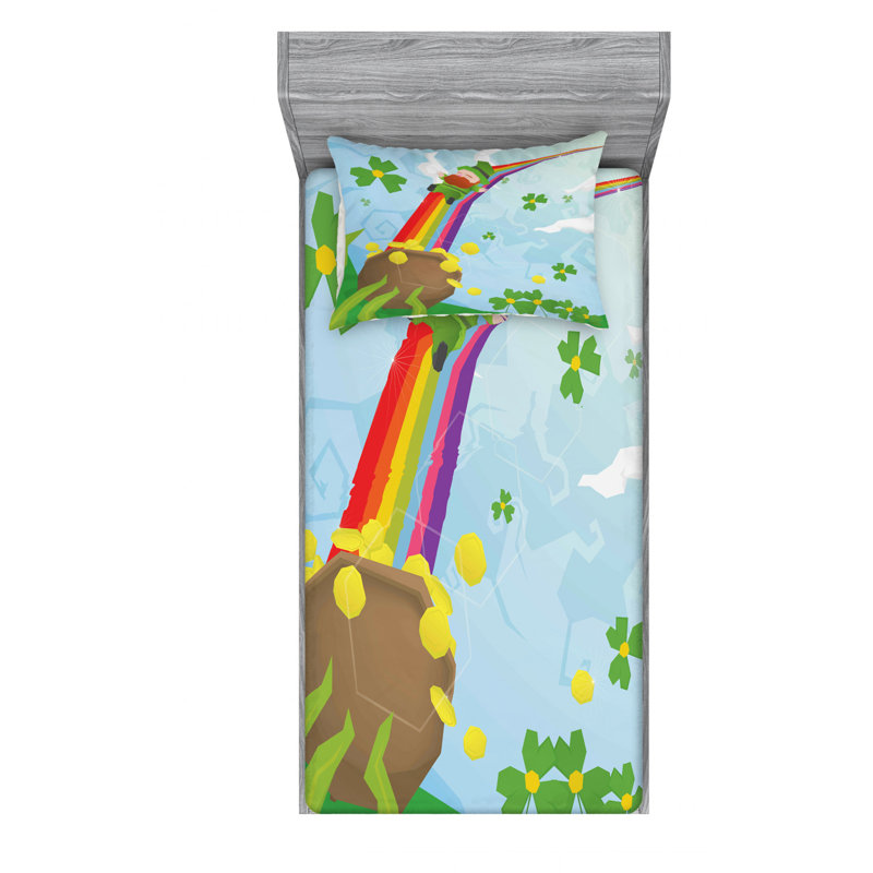 Microfiber Sheet Set, Twin Sheet Set with Pillowcase