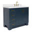 Ensemble de meuble-lavabo simple 43 po en bois massif bleu minuit avec plateau en quartz blanc pur 1,5 po Freitas-1391740029-1458691381-1457766742