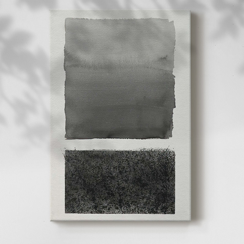Réflexion et réfraction I - impression sur toile tendue, H 18 po x l 12 po