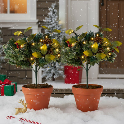 1.97' H Artificial Pine Christmas Tree