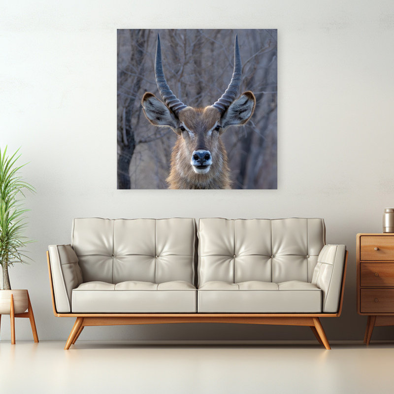 Art mural contemporain africain, 48" H x 48" W