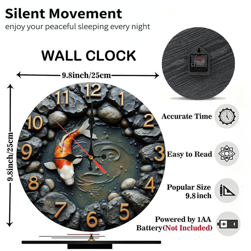 Horloge Koi