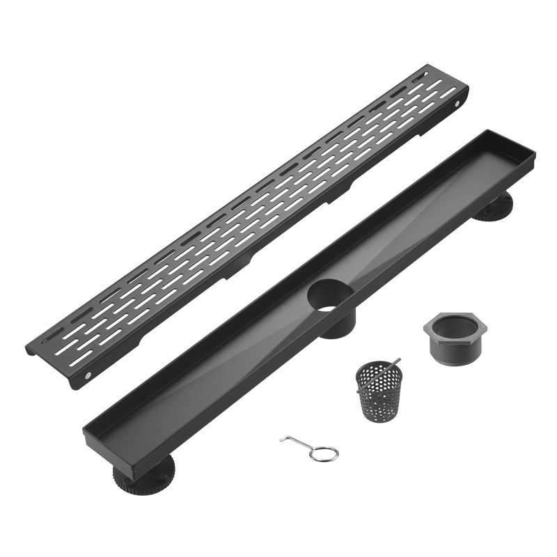 36'' W Linear Grid, Matt Black