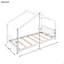 Lit plateforme simple avec tête et pied de lit-3359645