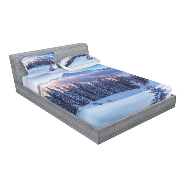 Microfiber Fitted Sheet, Full Sheet Set with Fitted Sheet