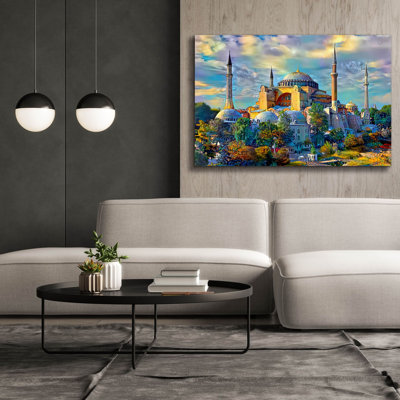 «Istanbul Turquie Hagia Sophia» par Pedro Gavidia, art mural sur toile